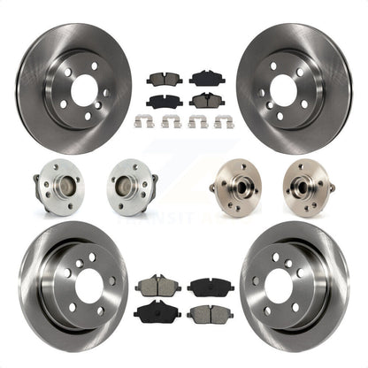 [Avant + Arrière] Kit d'ensemble roulement de roue et moyeu pour 2015 Mini Cooper Convertible avec 2.0L 1.5L avec 280mm Diameter Rotor KBB-115224 par Transit Auto