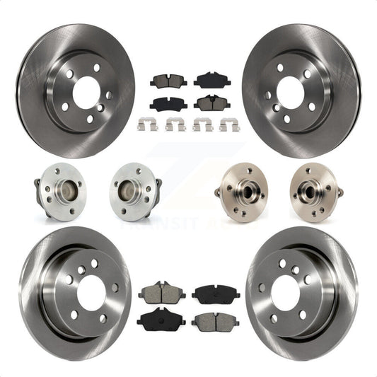 [Avant + Arrière] Kit d'ensemble roulement de roue et moyeu pour 2015 Mini Cooper Convertible avec 2.0L 1.5L avec 280mm Diameter Rotor KBB-115224 par Transit Auto