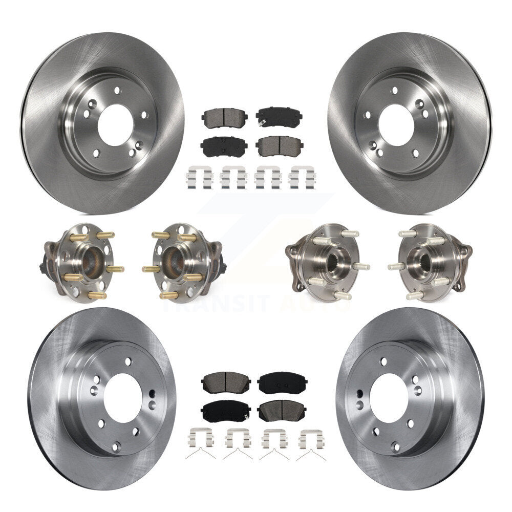 [Avant + Arrière] Kit d'ensemble roulement de roue et moyeu pour Kia Optima avec Manual Parking KBB-115229