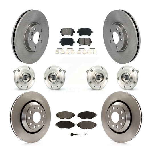 [Avant + Arrière] Kit d'ensemble roulement de roue et moyeu pour 2013-2014 Volkswagen CC AWD KBB-115236