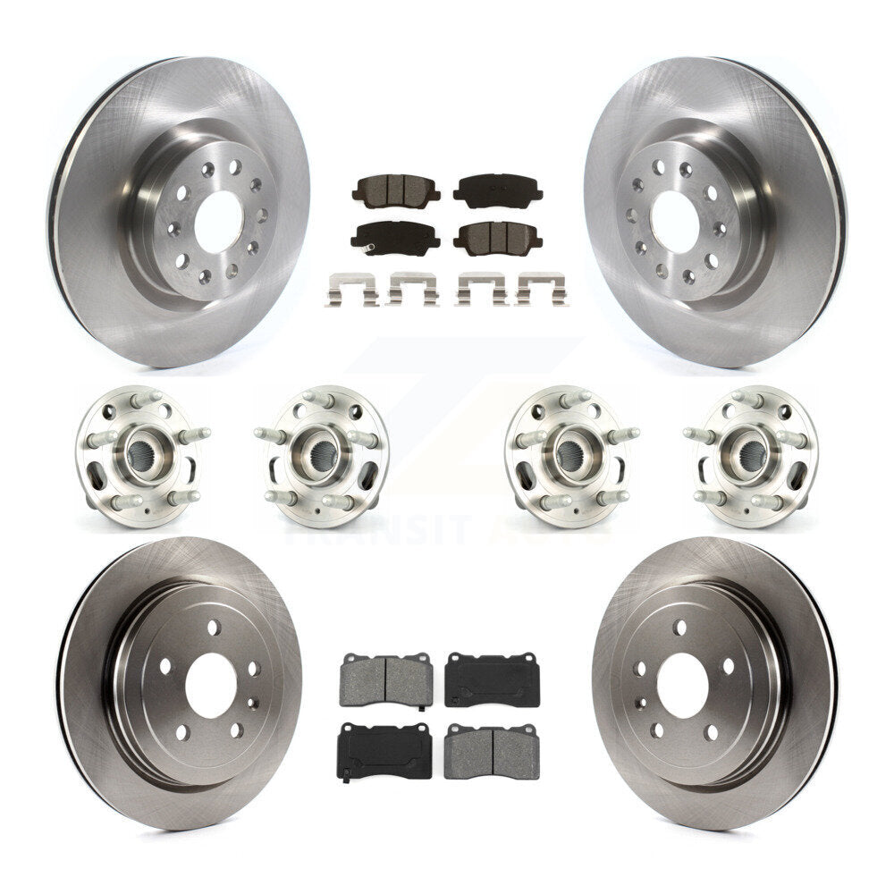 [Avant + Arrière] Kit d'ensemble roulement de roue et moyeu pour Cadillac CTS avec 18" Factory Wheels KBB-115238