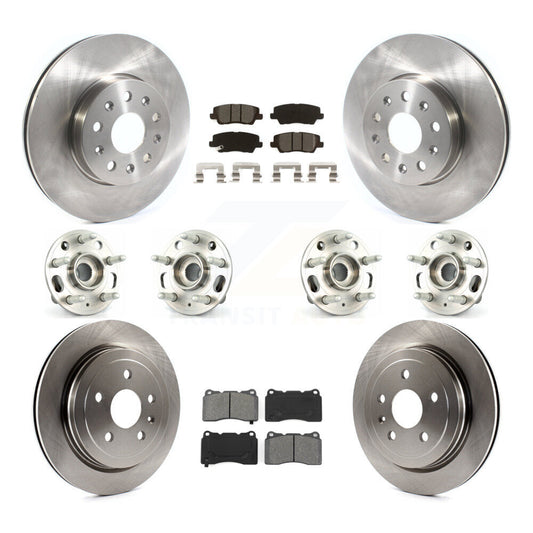 [Avant + Arrière] Kit d'ensemble roulement de roue et moyeu pour Cadillac CTS avec 17" Factory Wheels KBB-115239