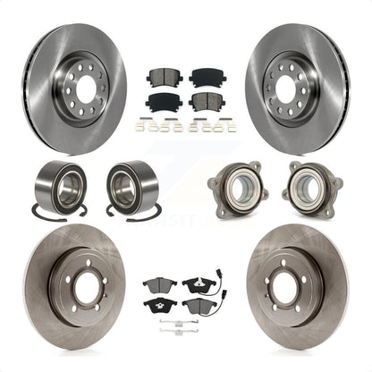 [Avant + Arrière] Kit d'ensemble roulement de roue et moyeu pour Audi A4 Quattro KBB-115243 par Transit Auto