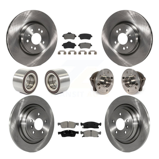 [Avant + Arrière] Kit d'ensemble roulement de roue et moyeu pour Mercedes-Benz ML350 GLE350 ML250 GLE300d KBB-115244