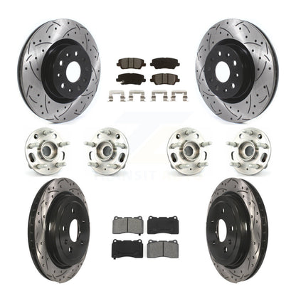 [Avant + Arrière] Kit d'ensemble roulement de roue et moyeu pour Cadillac CTS avec 18" Factory Wheels KBB-115250