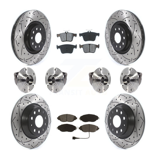 [Avant + Arrière] Kit d'ensemble roulement de roue et moyeu pour Volkswagen Tiguan KBB-115252