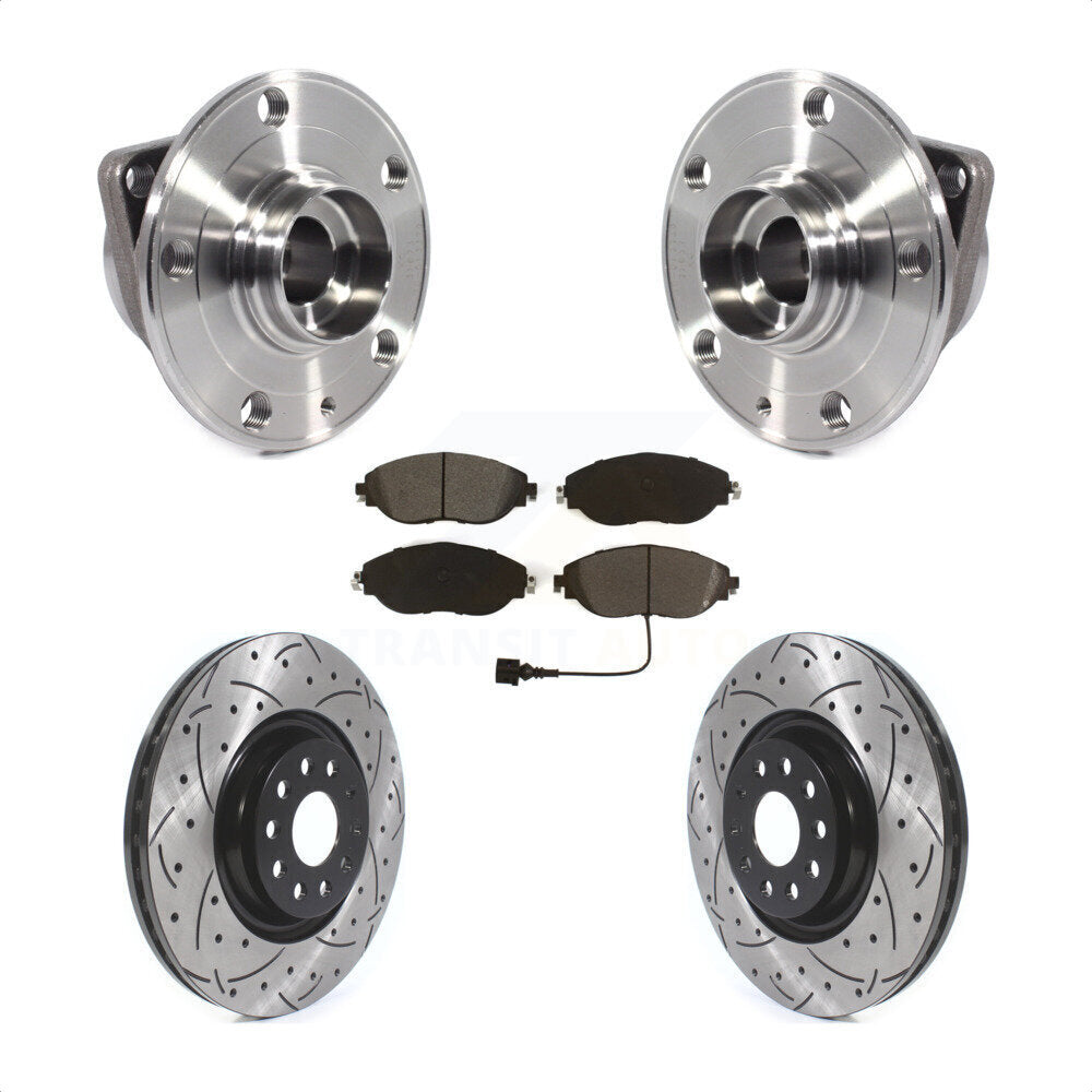 [Avant] Kit d'ensemble roulement de roue et moyeu pour Volkswagen Tiguan Jetta GTI Audi Golf R S3 Q3 Arteon KBB-115258