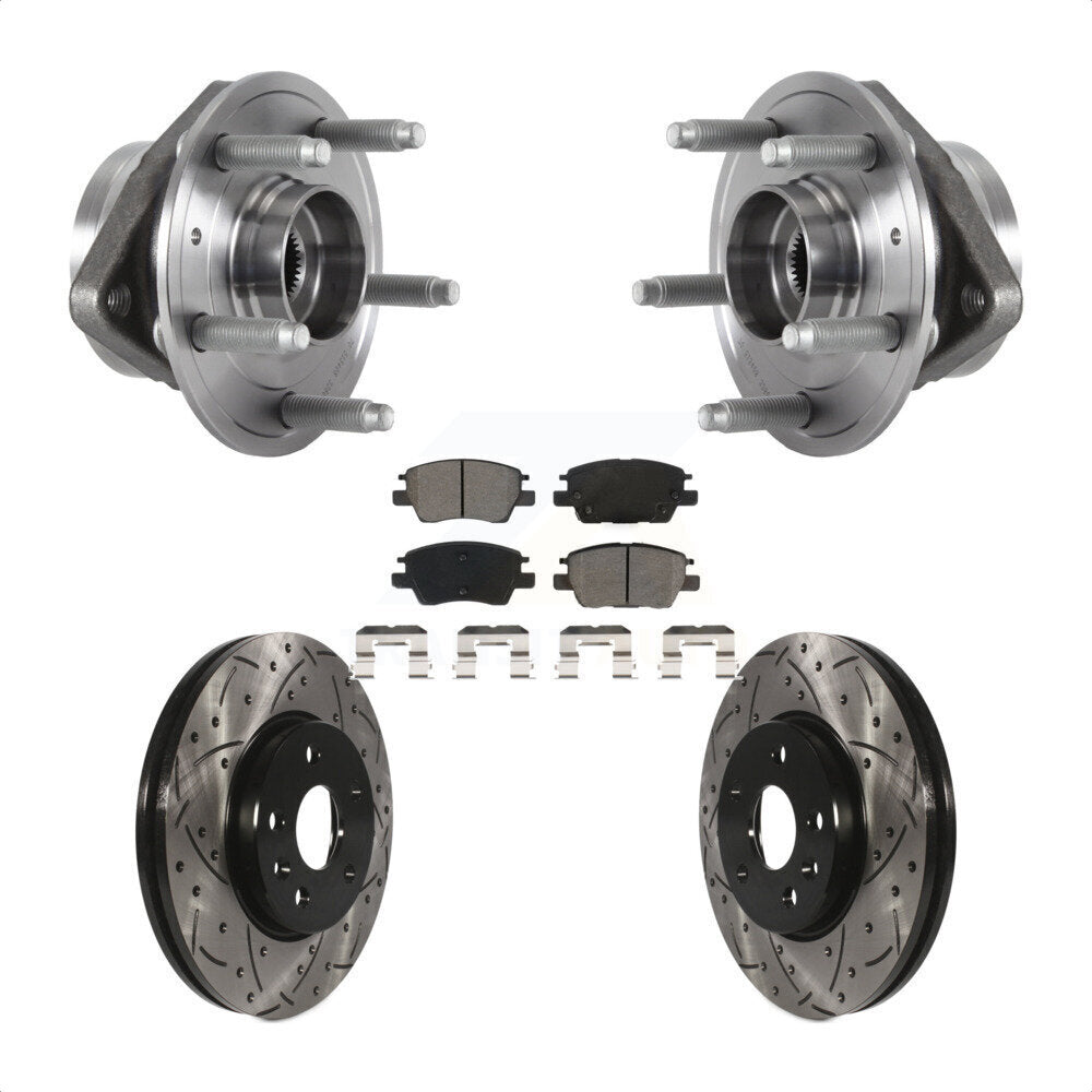 [Avant] Kit d'ensemble roulement de roue et moyeu pour 2016-2019 Chevrolet Cruze KBB-115260 par Transit Auto