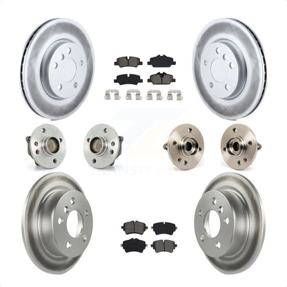 [Avant + Arrière] Kit d'ensemble roulement de roue et moyeu pour 2015 Mini Cooper Convertible avec 2.0L 1.5L avec 294mm Diameter Rotor KBB-115269 par Transit Auto