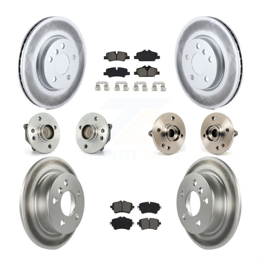 [Avant + Arrière] Kit d'ensemble roulement de roue et moyeu pour 2015 Mini Cooper Convertible avec 2.0L 1.5L avec 294mm Diameter Rotor KBB-115269 par Transit Auto