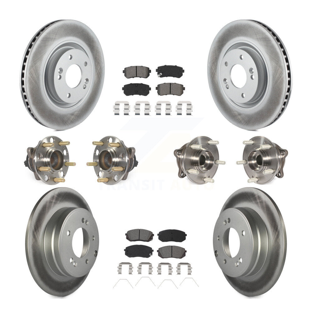 [Avant + Arrière] Kit d'ensemble roulement de roue et moyeu pour Kia Optima avec Manual Parking KBB-115272