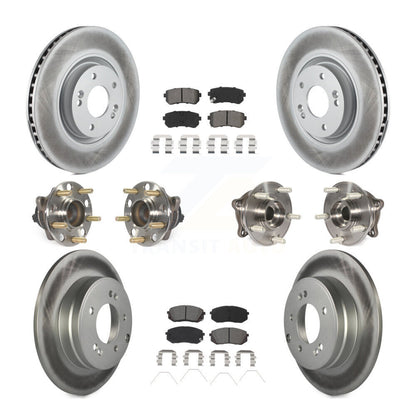 [Avant + Arrière] Kit d'ensemble roulement de roue et moyeu pour Kia Optima avec Manual Parking KBB-115272