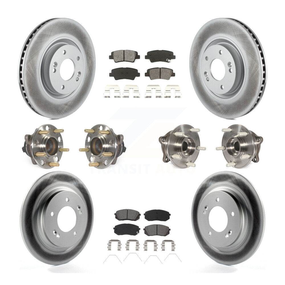 [Avant + Arrière] Kit d'ensemble roulement de roue et moyeu pour 2016 Hyundai Sonata GAS engine avec Electric Parking KBB-115273