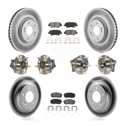[Avant + Arrière] Kit d'ensemble roulement de roue et moyeu pour 2016 Hyundai Sonata GAS engine avec Electric Parking KBB-115273