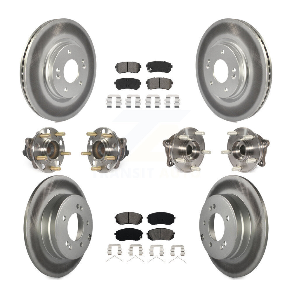 [Avant + Arrière] Kit d'ensemble roulement de roue et moyeu pour Kia Optima avec Manual Parking KBB-115275