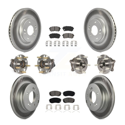 [Avant + Arrière] Kit d'ensemble roulement de roue et moyeu pour Kia Optima avec Manual Parking KBB-115275