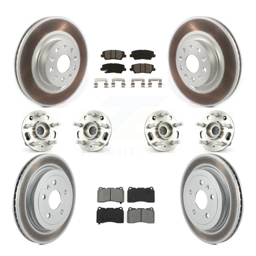 [Avant + Arrière] Kit d'ensemble roulement de roue et moyeu pour Cadillac CTS avec 18" Factory Wheels KBB-115283