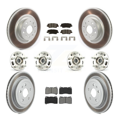 [Avant + Arrière] Kit d'ensemble roulement de roue et moyeu pour Cadillac CTS avec 18" Factory Wheels KBB-115283