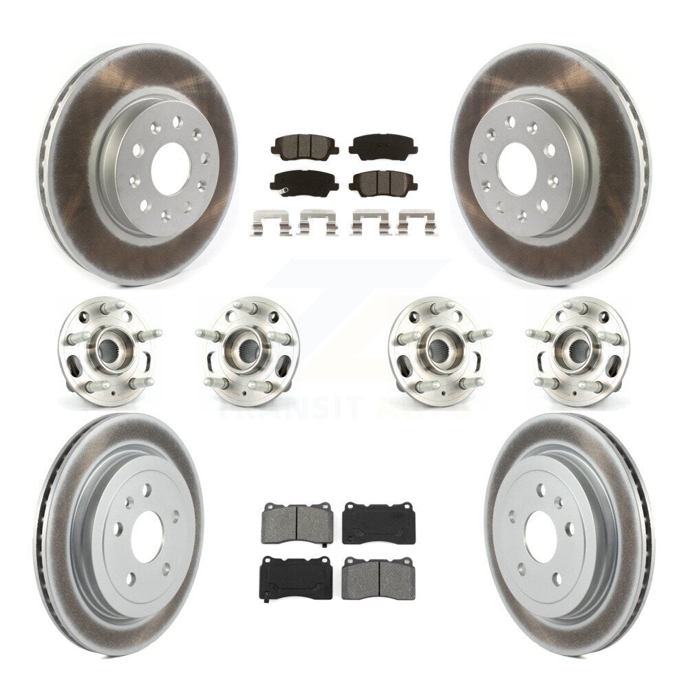 [Avant + Arrière] Kit d'ensemble roulement de roue et moyeu pour Cadillac CTS avec 17" Factory Wheels KBB-115284