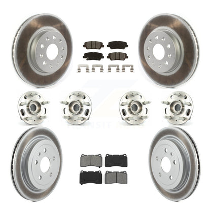 [Avant + Arrière] Kit d'ensemble roulement de roue et moyeu pour Cadillac CTS avec 17" Factory Wheels KBB-115284