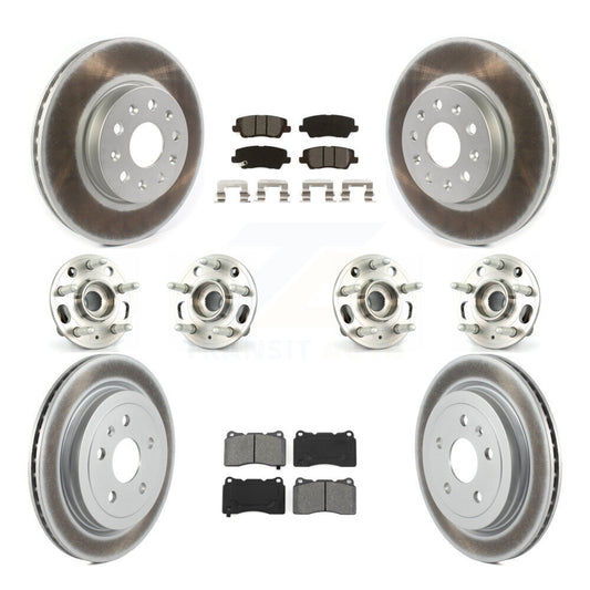 [Avant + Arrière] Kit d'ensemble roulement de roue et moyeu pour Cadillac CTS avec 17" Factory Wheels KBB-115284