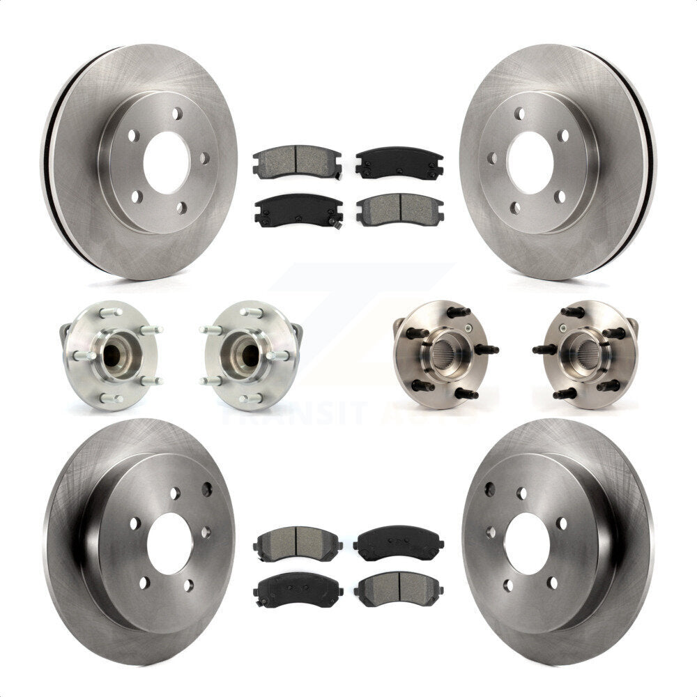 [Avant + Arrière] Kit d'ensemble roulement de roue et moyeu pour Buick Rendezvous KBB-115341 par Transit Auto