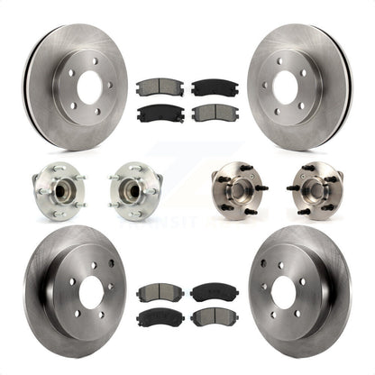 [Avant + Arrière] Kit d'ensemble roulement de roue et moyeu pour Buick Rendezvous KBB-115341 par Transit Auto
