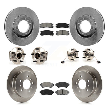 [Avant + Arrière] Kit d'ensemble roulement de roue et moyeu pour Pontiac Buick Grand Prix Chevrolet Venture Regal Century Oldsmobile Intrigue Montana Trans Sport KBB-115343