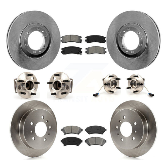 [Avant + Arrière] Kit d'ensemble roulement de roue et moyeu pour Pontiac Buick Grand Prix Chevrolet Venture Regal Century Oldsmobile Intrigue Montana Trans Sport KBB-115343