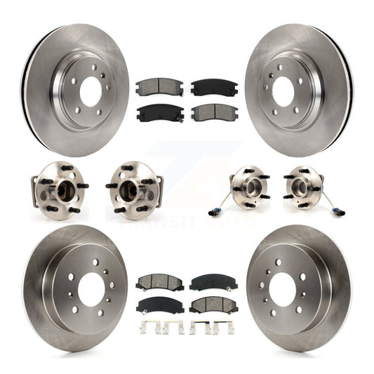 [Avant + Arrière] Kit d'ensemble roulement de roue et moyeu pour Buick LaCrosse Allure KBB-115346