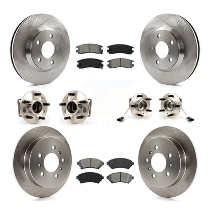[Avant + Arrière] Kit d'ensemble roulement de roue et moyeu pour 2005 Chevrolet Impala Monte Carlo From Chassis/VIN #59143076 4-Wheel ABS KBB-115349