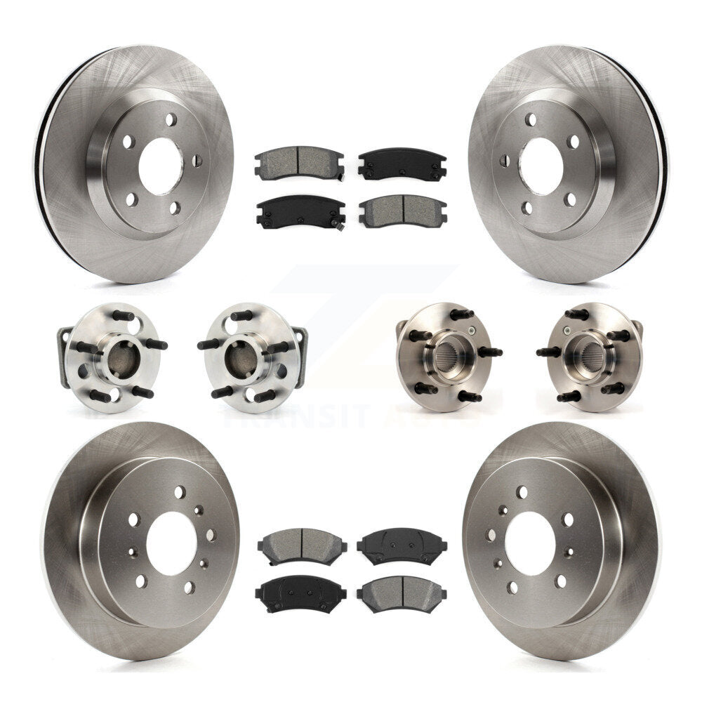 [Avant + Arrière] Kit d'ensemble roulement de roue et moyeu pour 2005 Chevrolet Impala Monte Carlo From Chassis/VIN #59143076 Non-ABS KBB-115354