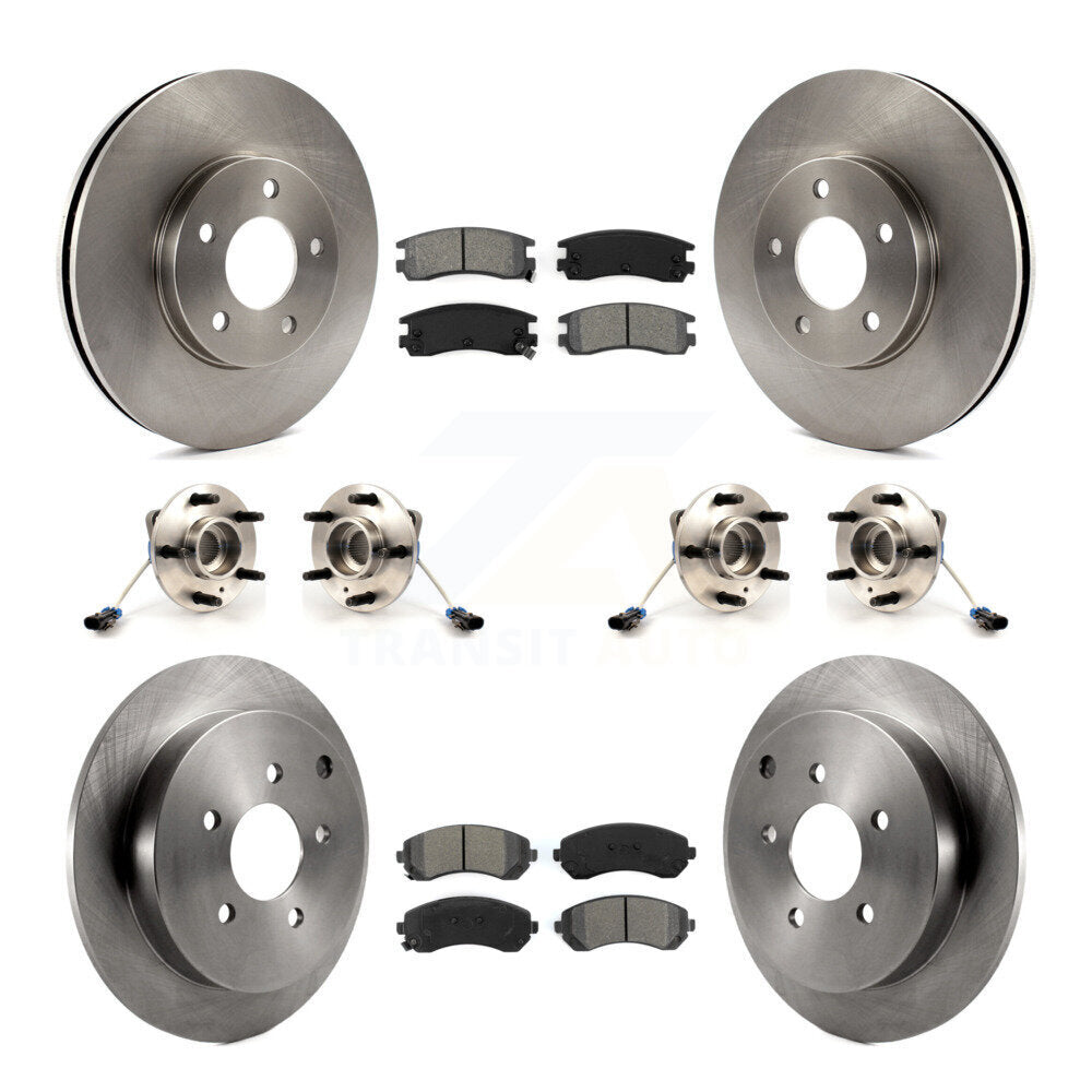 [Avant + Arrière] Kit d'ensemble roulement de roue et moyeu pour Buick Rendezvous Chevrolet Venture Pontiac Montana Aztek Oldsmobile Silhouette KBB-115355