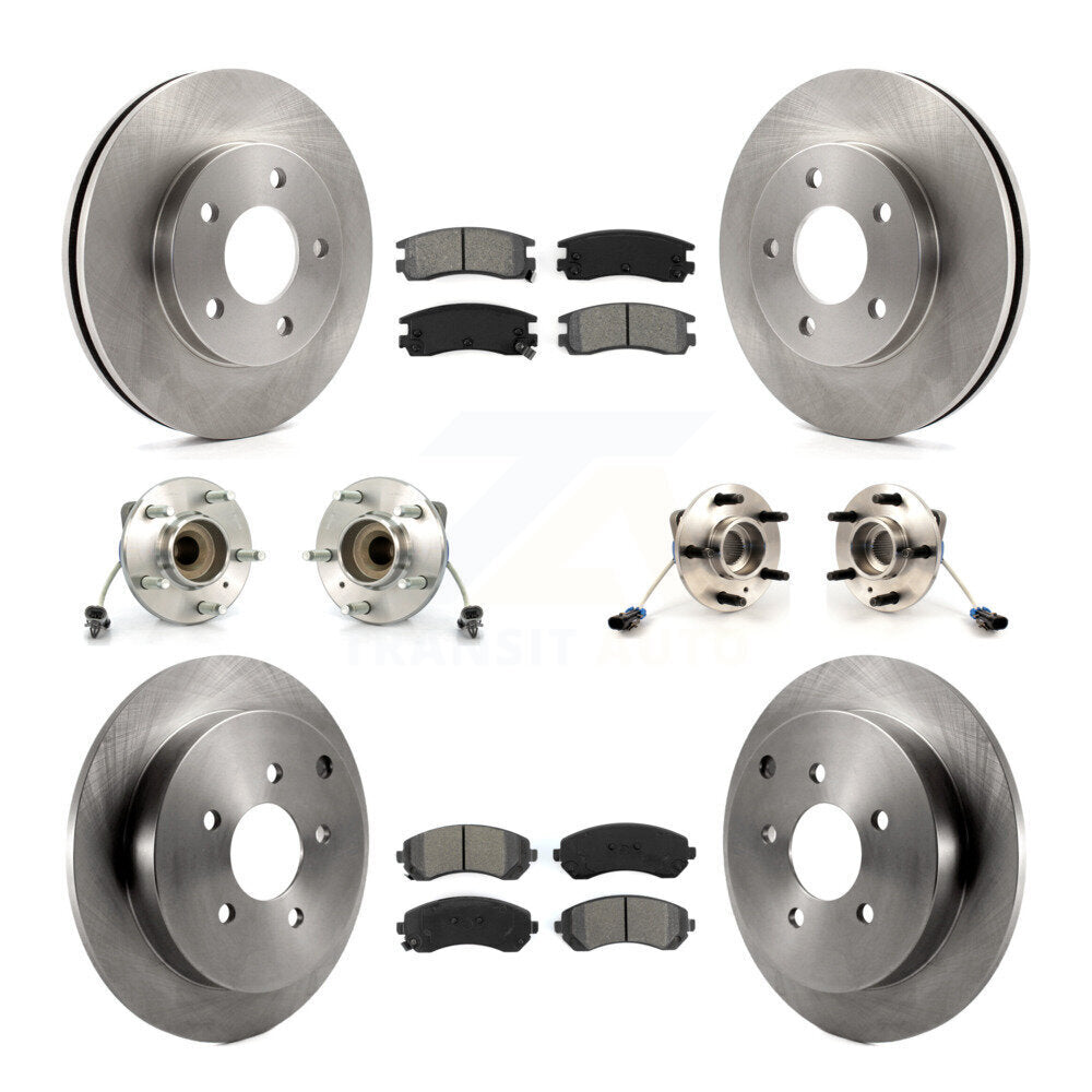 [Avant + Arrière] Kit d'ensemble roulement de roue et moyeu pour Buick Rendezvous KBB-115356
