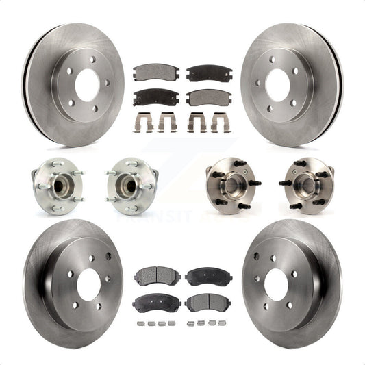 [Avant + Arrière] Kit d'ensemble roulement de roue et moyeu pour Buick Rendezvous KBB-115358 par Transit Auto