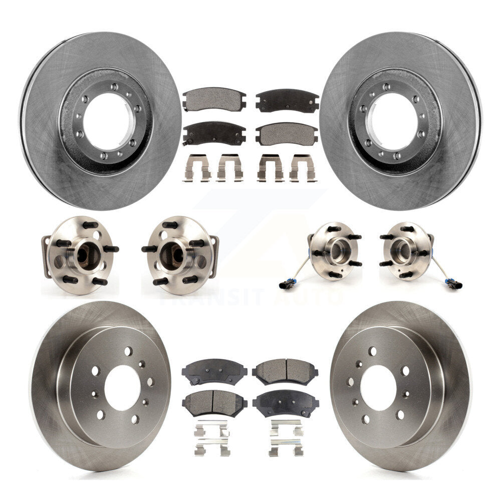 [Avant + Arrière] Kit d'ensemble roulement de roue et moyeu pour Pontiac Buick Grand Prix Chevrolet Venture Regal Century Oldsmobile Intrigue Montana Trans Sport KBB-115360