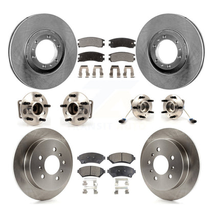 [Avant + Arrière] Kit d'ensemble roulement de roue et moyeu pour Pontiac Buick Grand Prix Chevrolet Venture Regal Century Oldsmobile Intrigue Montana Trans Sport KBB-115360