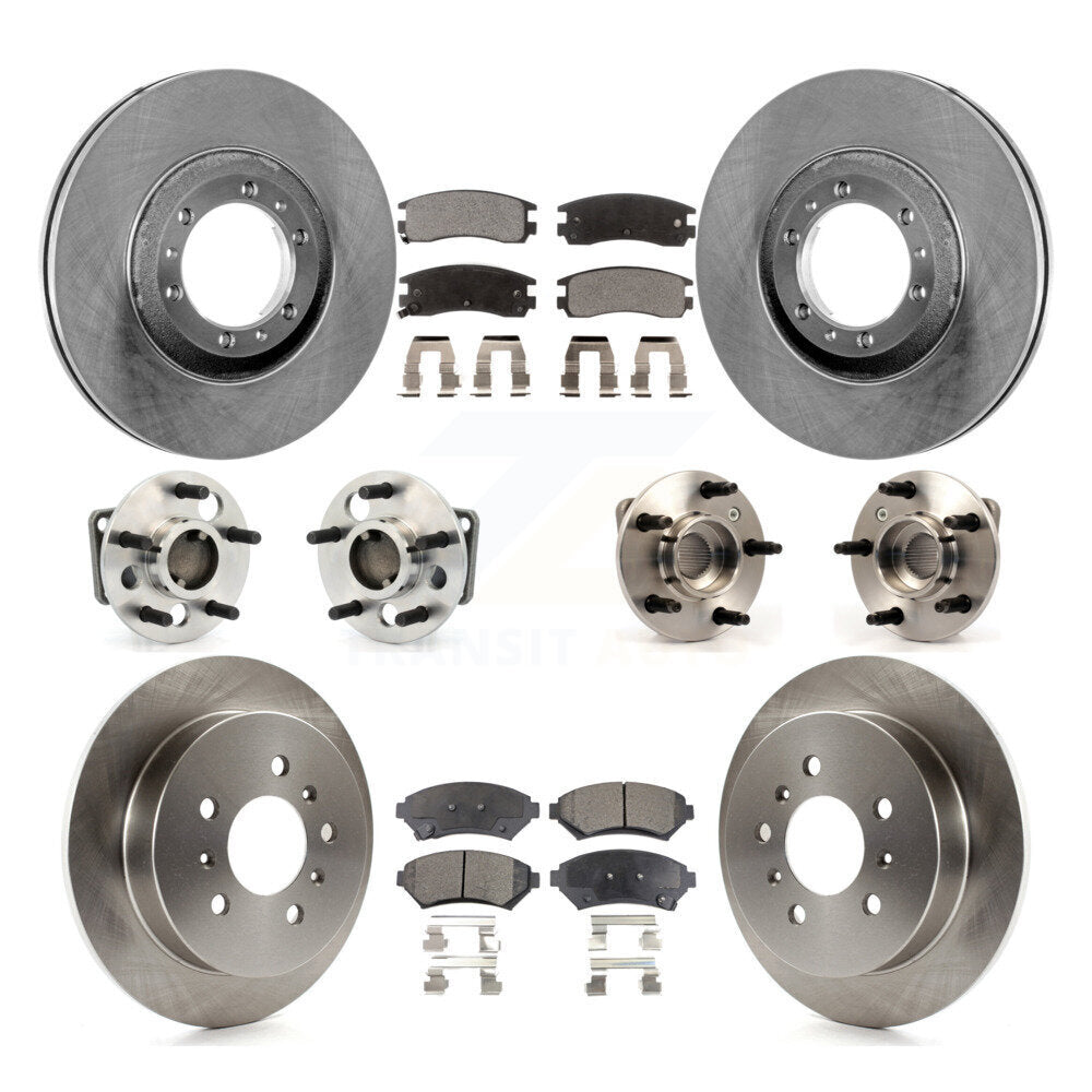 [Avant + Arrière] Kit d'ensemble roulement de roue et moyeu pour Buick Century Regal Pontiac Grand Prix Non-ABS KBB-115369
