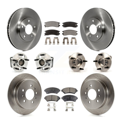 [Avant + Arrière] Kit d'ensemble roulement de roue et moyeu pour Chevrolet Impala Monte Carlo Non-ABS KBB-115370