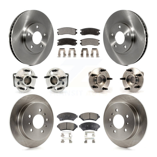 [Avant + Arrière] Kit d'ensemble roulement de roue et moyeu pour Chevrolet Impala Monte Carlo Non-ABS KBB-115370