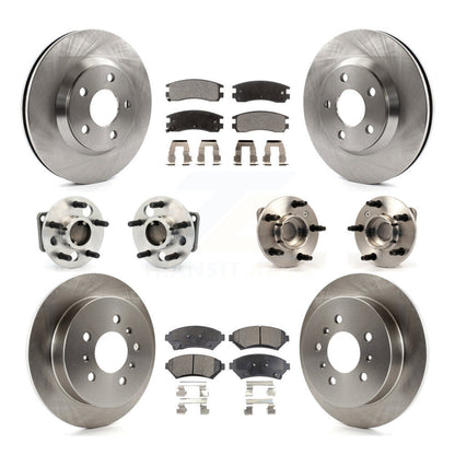 [Avant + Arrière] Kit d'ensemble roulement de roue et moyeu pour 2005 Chevrolet Impala Monte Carlo From Chassis/VIN #59143076 Non-ABS KBB-115371