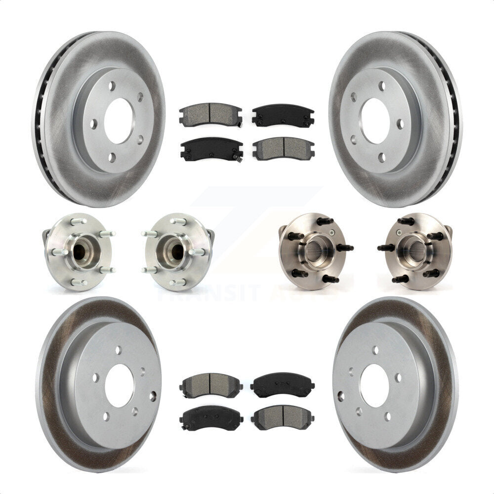 [Avant + Arrière] Kit d'ensemble roulement de roue et moyeu pour Buick Rendezvous KBB-115374 par Transit Auto