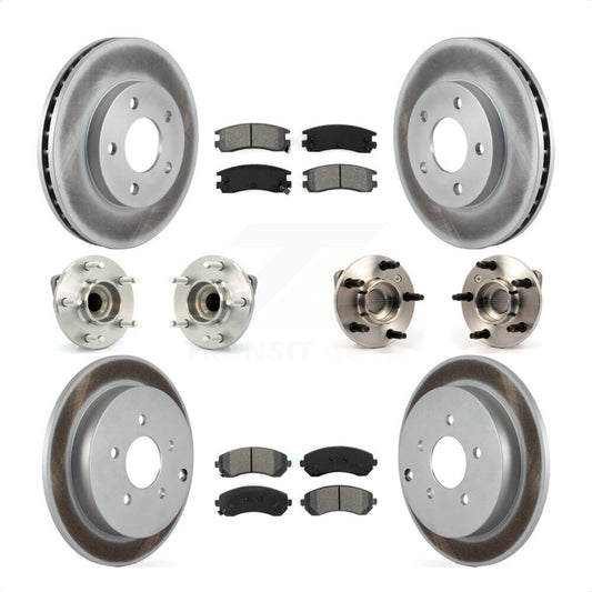 [Avant + Arrière] Kit d'ensemble roulement de roue et moyeu pour Buick Rendezvous KBB-115374 par Transit Auto