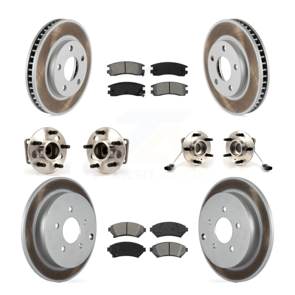 [Avant + Arrière] Kit d'ensemble roulement de roue et moyeu pour Pontiac Montana KBB-115376