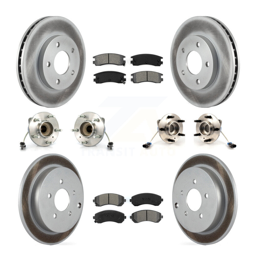 [Avant + Arrière] Kit d'ensemble roulement de roue et moyeu pour Buick Rendezvous KBB-115386