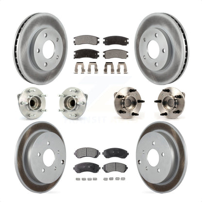[Avant + Arrière] Kit d'ensemble roulement de roue et moyeu pour Buick Rendezvous KBB-115388 par Transit Auto