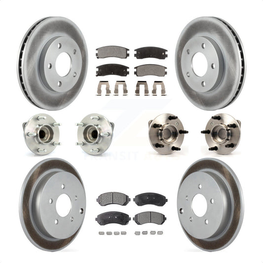 [Avant + Arrière] Kit d'ensemble roulement de roue et moyeu pour Buick Rendezvous KBB-115388 par Transit Auto