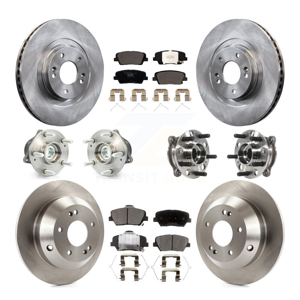[Avant + Arrière] Kit d'ensemble roulement de roue et moyeu pour 2017-2018 Hyundai Santa Fe Sport FWD KBB-115403