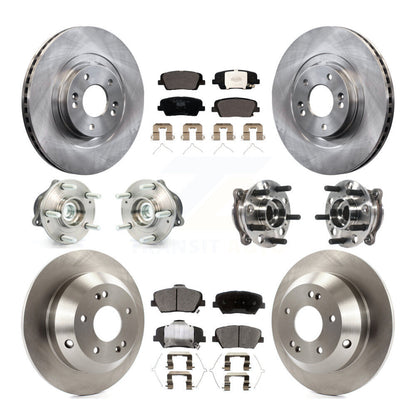 [Avant + Arrière] Kit d'ensemble roulement de roue et moyeu pour 2017-2018 Hyundai Santa Fe Sport FWD KBB-115403