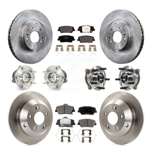 [Avant + Arrière] Kit d'ensemble roulement de roue et moyeu pour 2017-2018 Hyundai Santa Fe Sport FWD KBB-115403